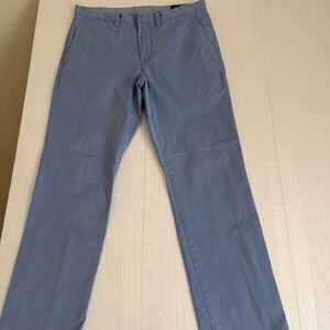 Polo Ralph Lauren Men's 32x32 Light  blue Stretch Straight Fit Chino Pants‎